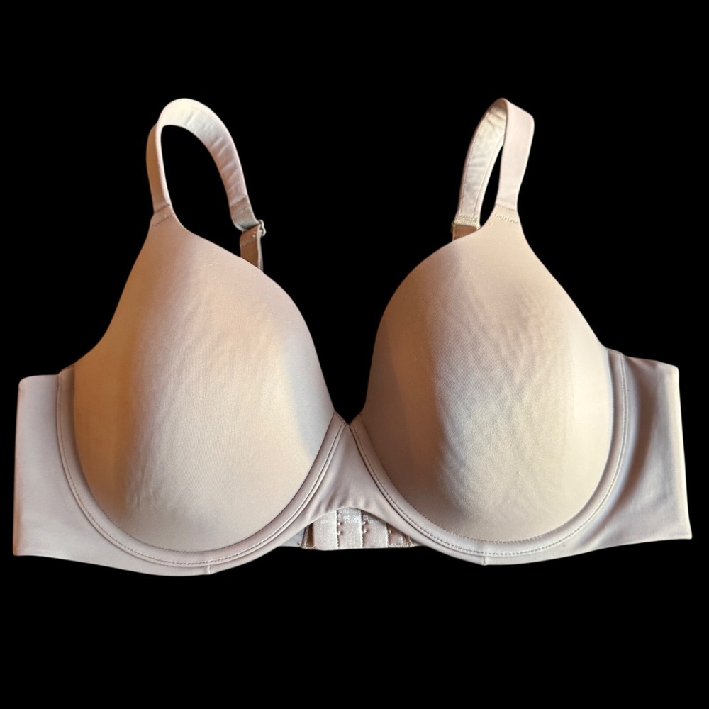 Ambrielle Full Coverage Bra 40DD Tan Natural Shaping Underwire Comfort Essential